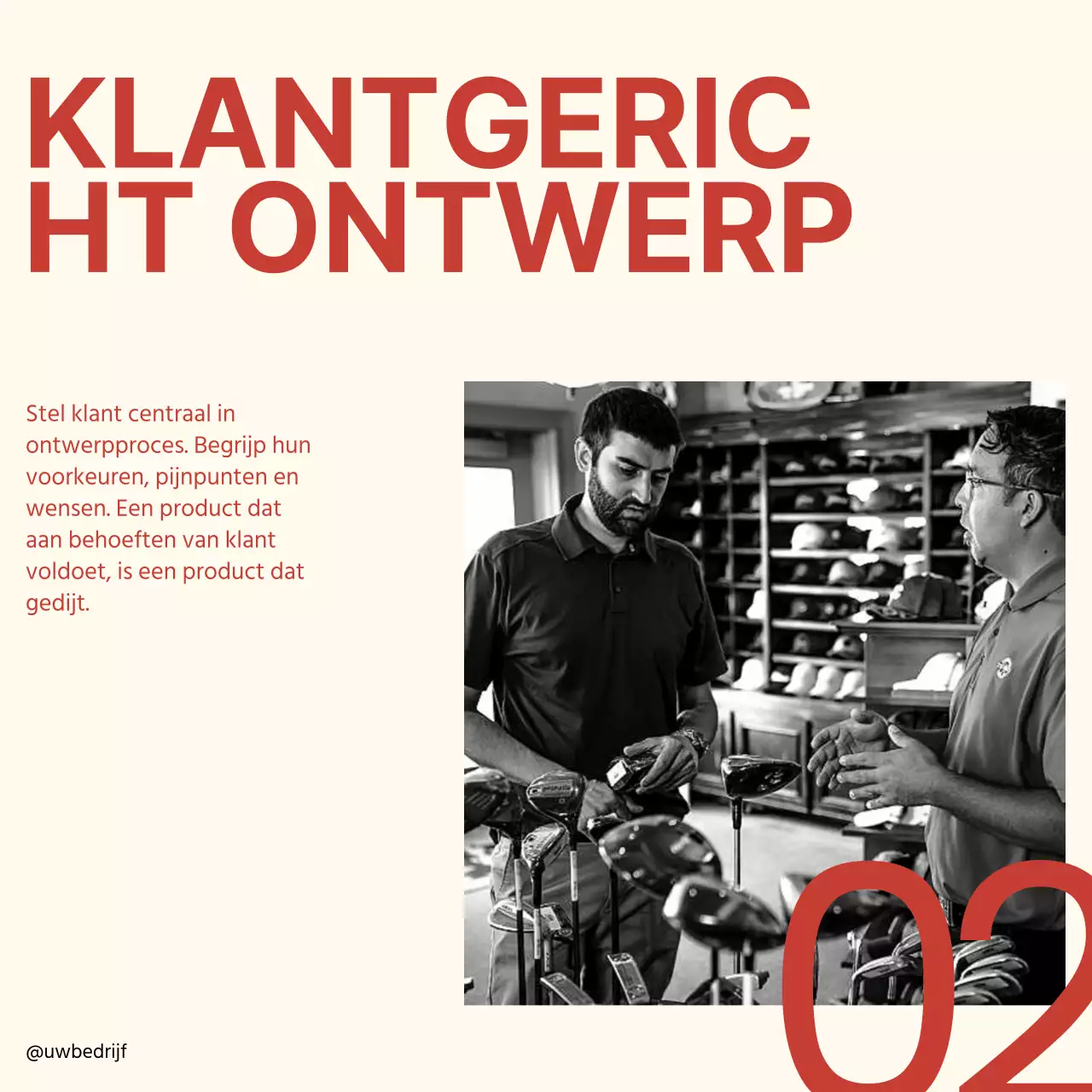 Rood Beige Minimal Bold Gids Ontwikkeling Product Instagram Carrousel Tips Strategie