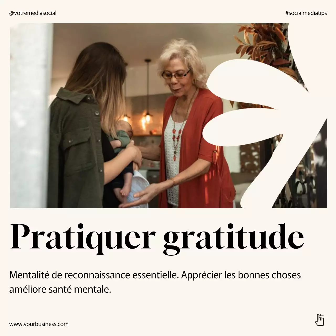 Beige Minimal Mental Wellness Good Lifestyle Instagram Carousel Post