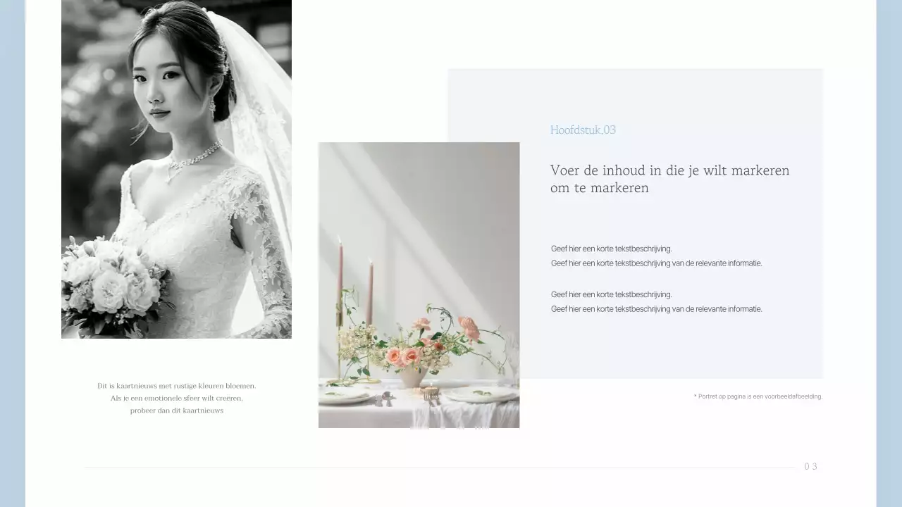 Een eenvoudige huwelijksmarketingprimer in lichtblauw