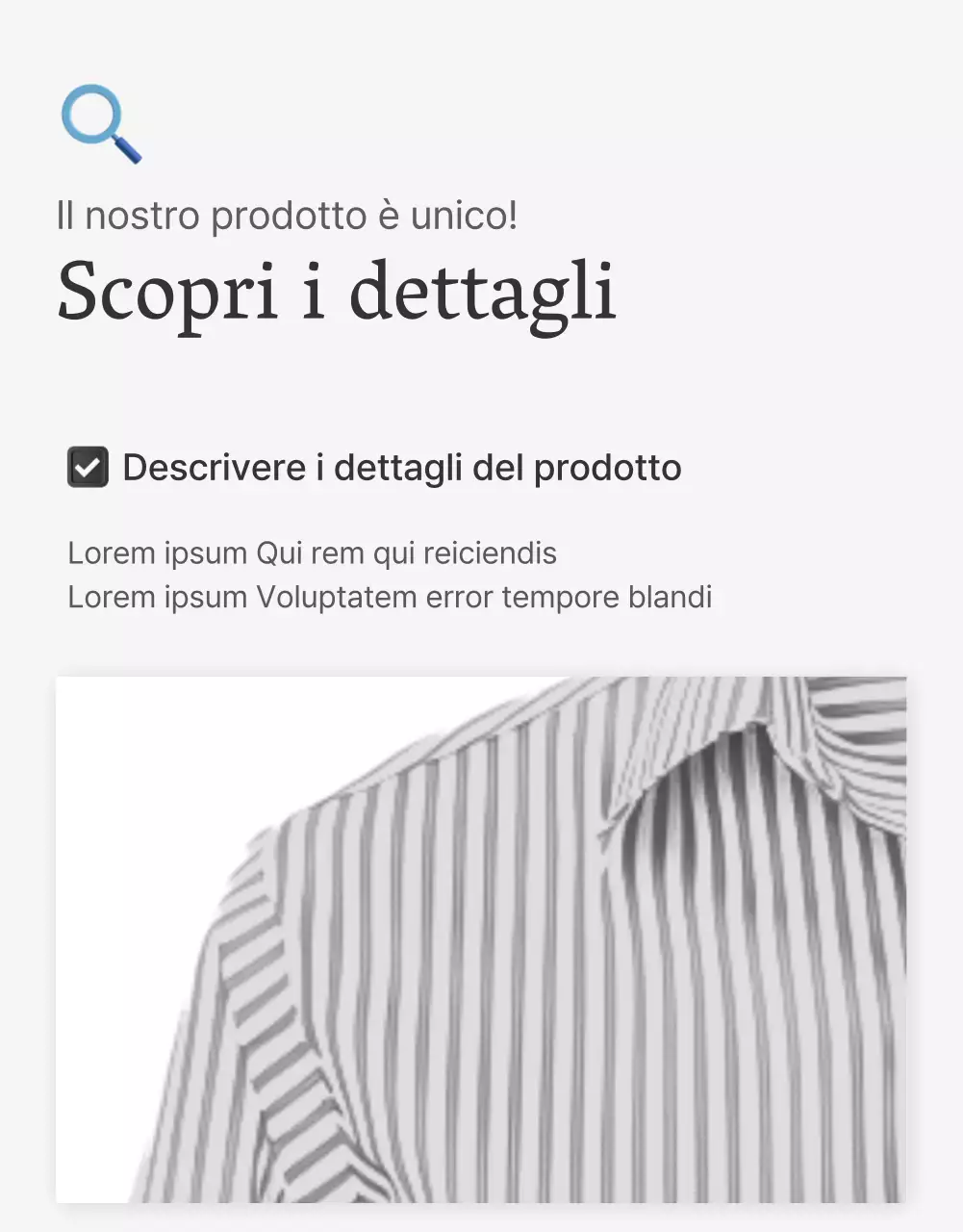 Pubblicità di un centro commerciale di moda con semplici emoji stilizzate bianche e grigie