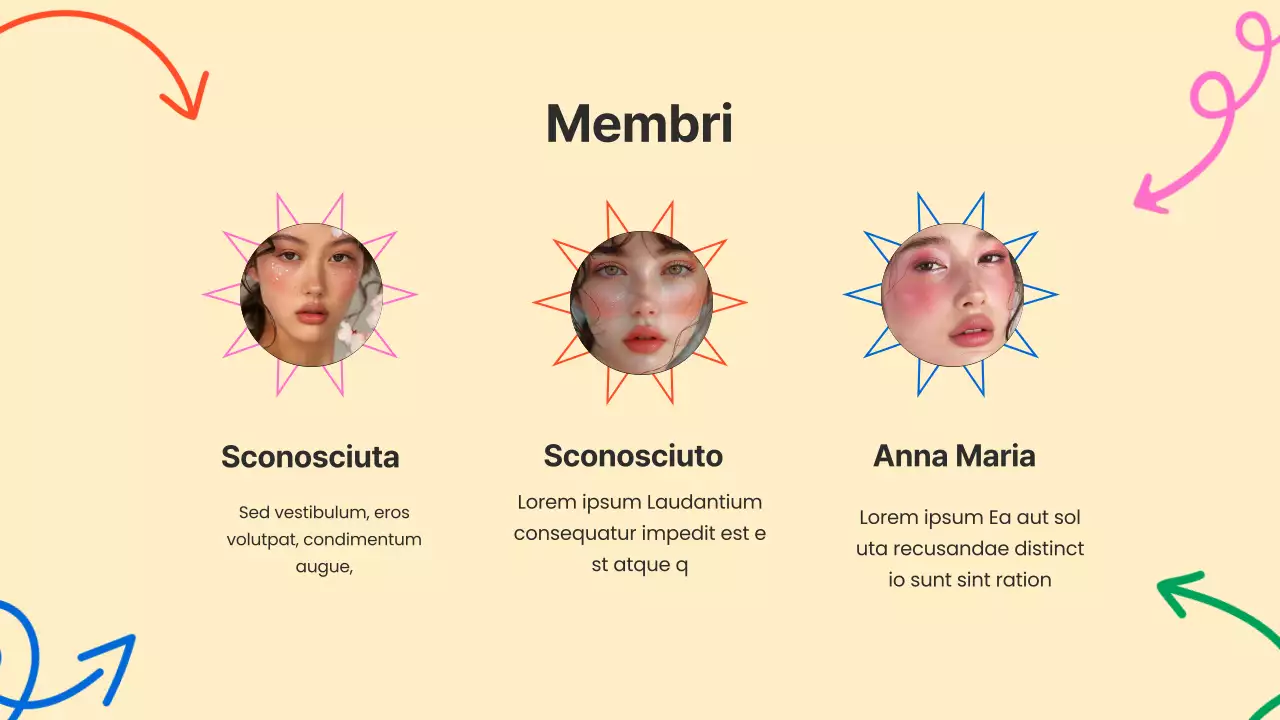 Rapporto sulle forme semplici di base in beige