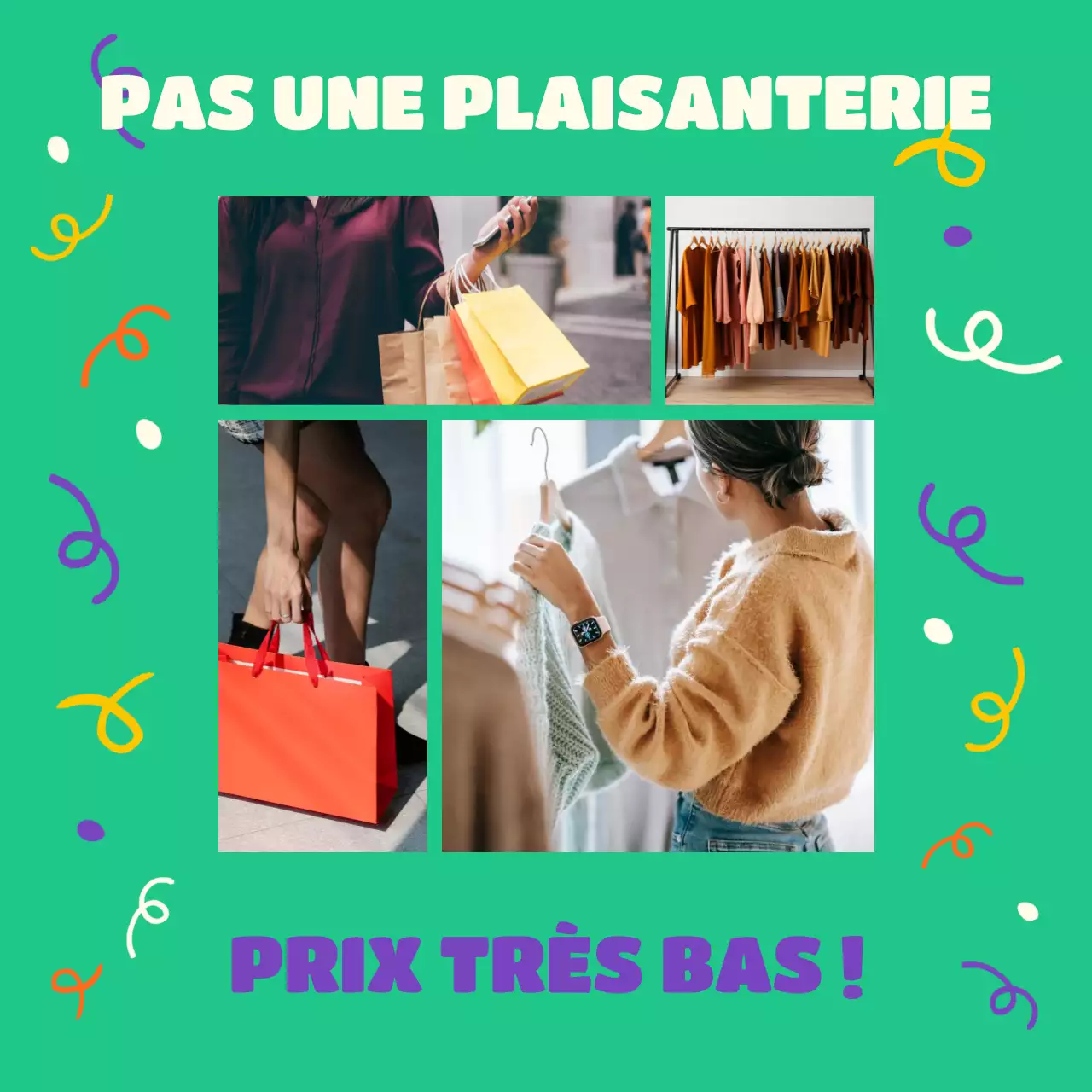 Alerte aux soldes le jour du poisson d'avril