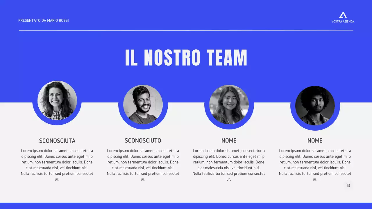 Nero Bianco Grigio Strategia aziendale minimale