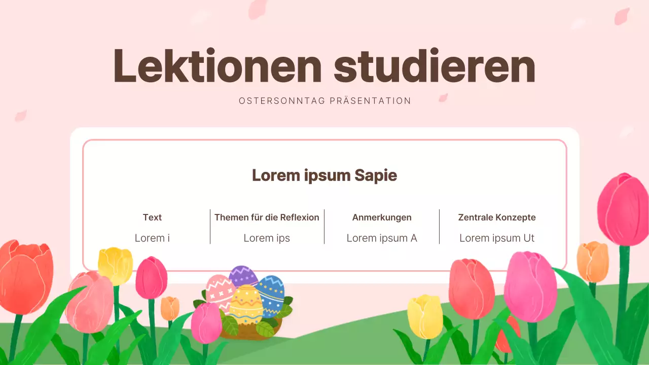 Rosa und weiße Ostern Zone Worship Unterrichtspläne