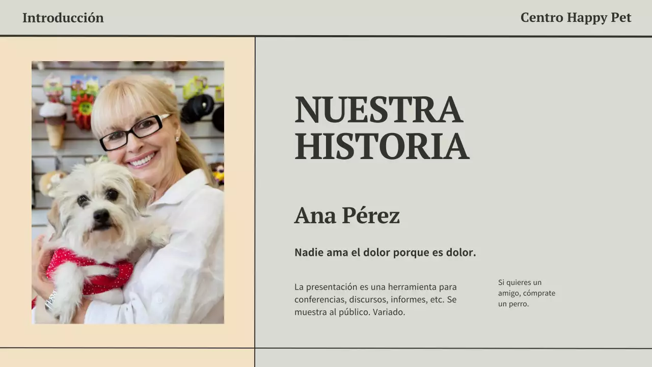 Presentación empresarial minimalista de un periódico moderno en gris y negro