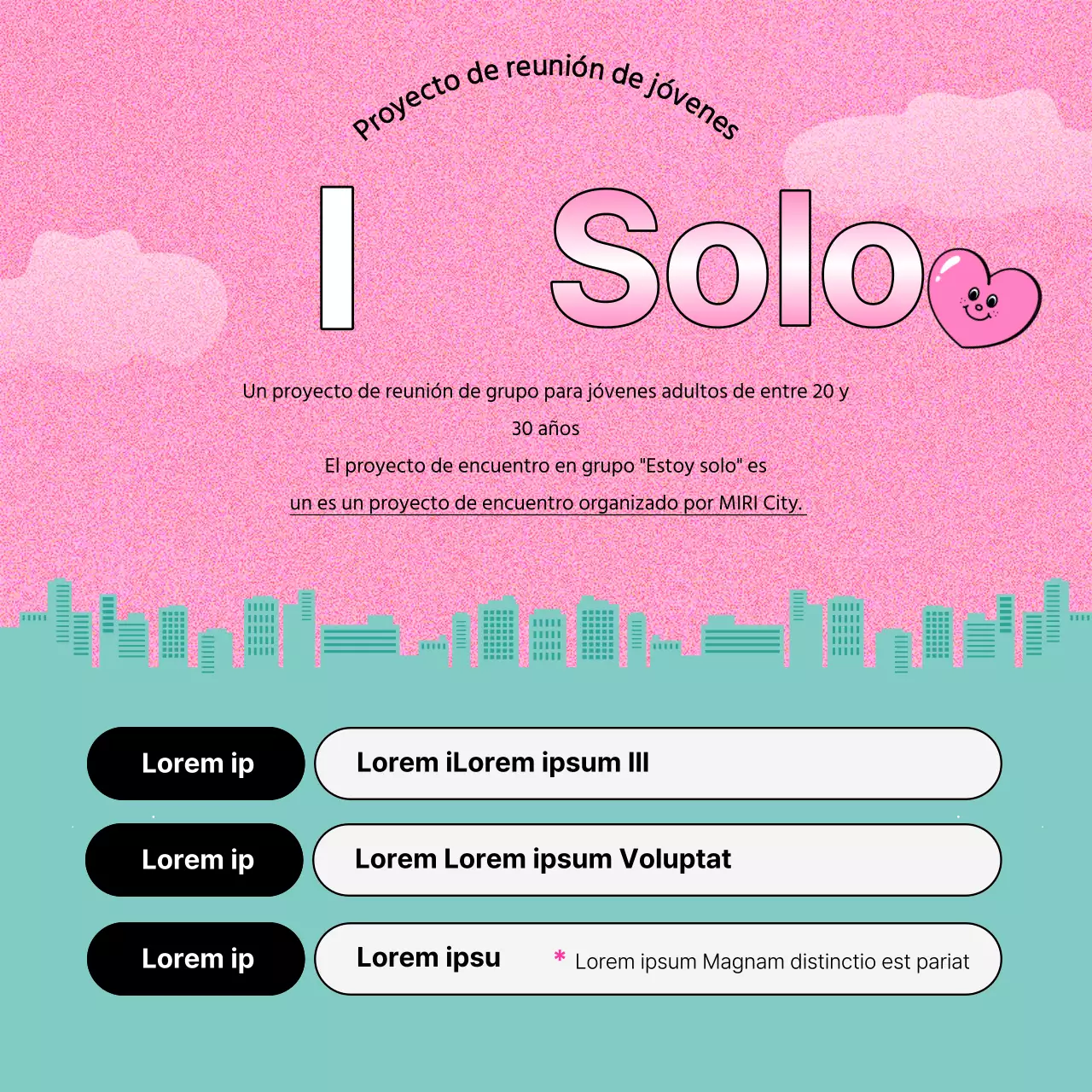 Promueve una cita kitsch municipal para buscar pareja en rosa y menta