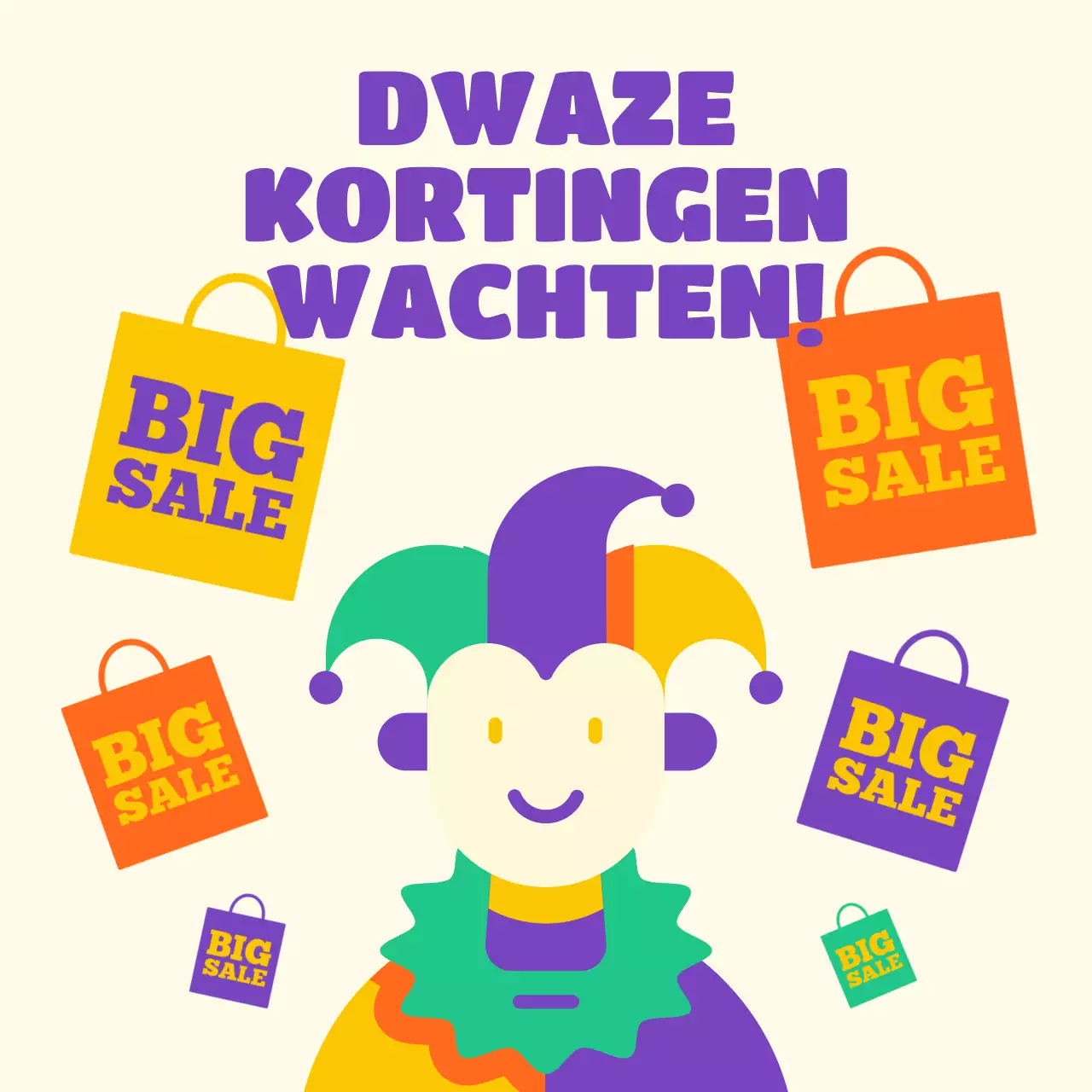 Waarschuwing voor de uitverkoop op 1 april