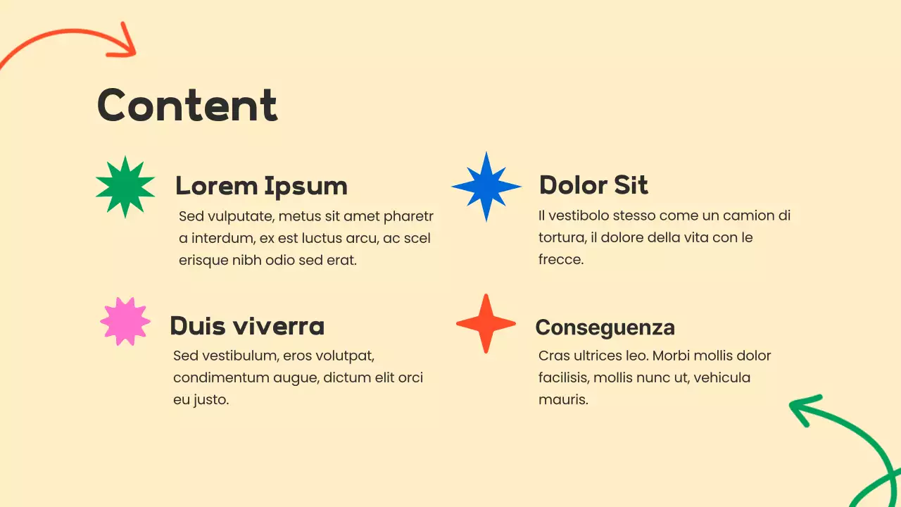 Rapporto sulle forme semplici di base in beige