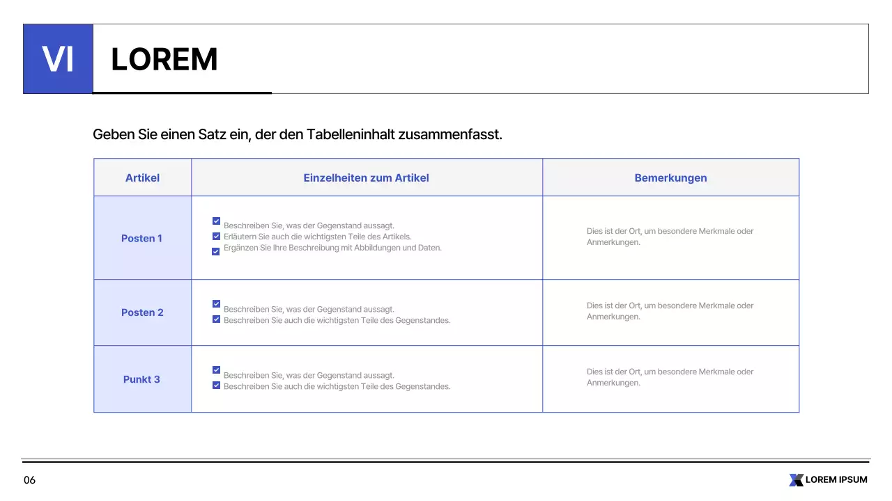 Einfacher blauer und weißer druckbarer Bericht für den öffentlichen Sektor