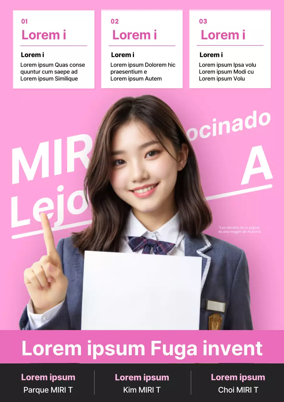 Promover el plan de estudios de la escuela con un énfasis rosa