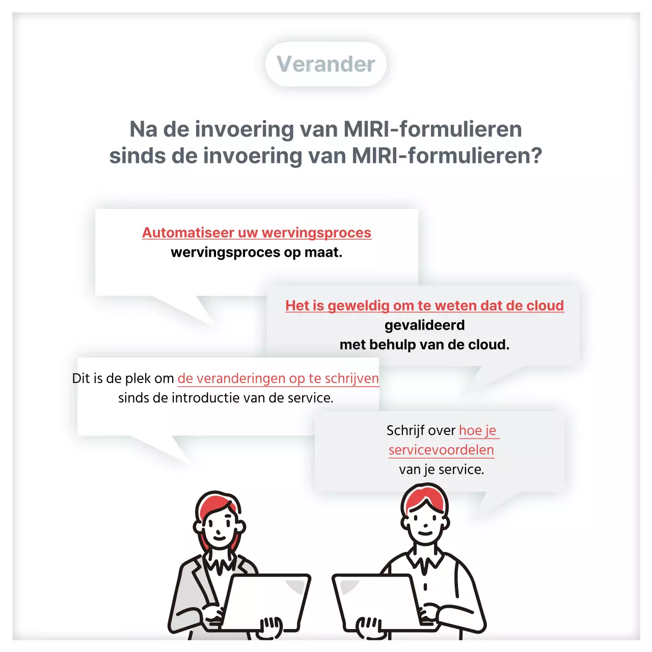 Een eenvoudige rode en grijze primer voor casestudies