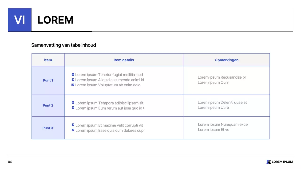 Eenvoudig blauw en wit rapport voor de publieke sector
