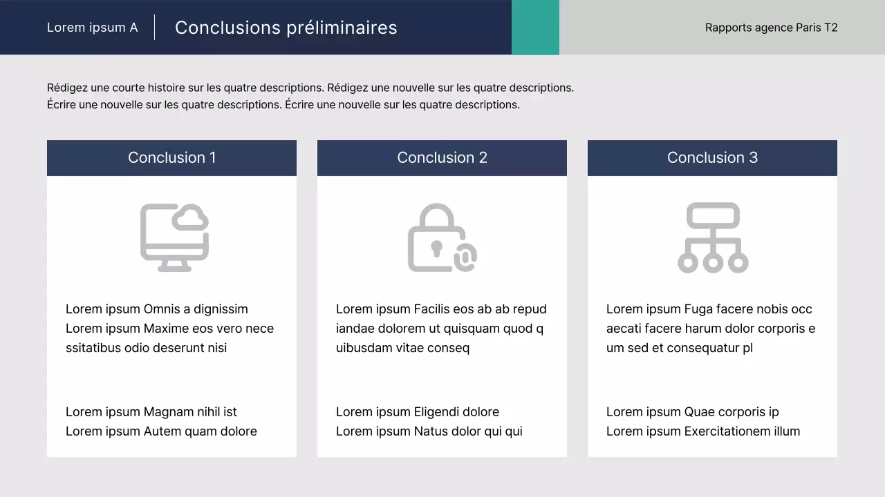 Des rapports simples sur le secteur public en bleu et menthe