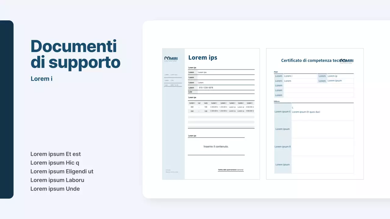 Un semplice rapporto di cronometraggio dell'impresa edile di colore blu navy