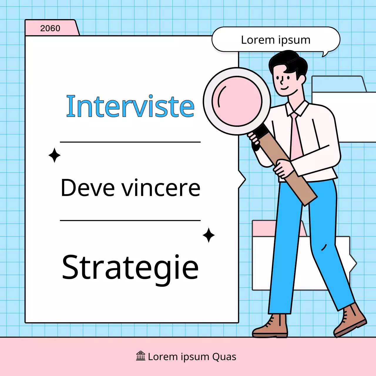 Sulle semplici strategie per i colloqui di lavoro in azzurro e rosa