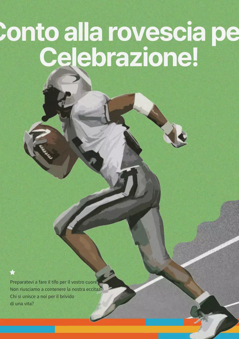 Pubblicità sportiva d'epoca in verde