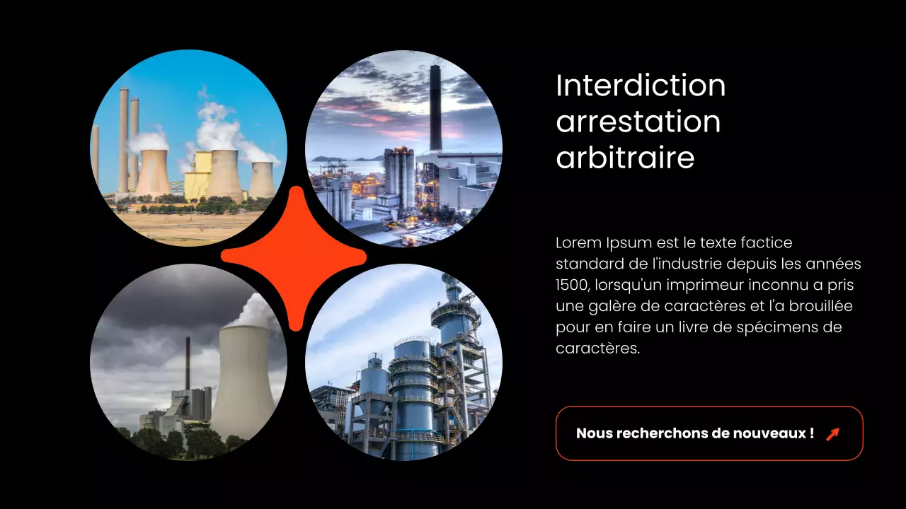 Proposition de mise en page d'entreprise moderne en noir et blanc