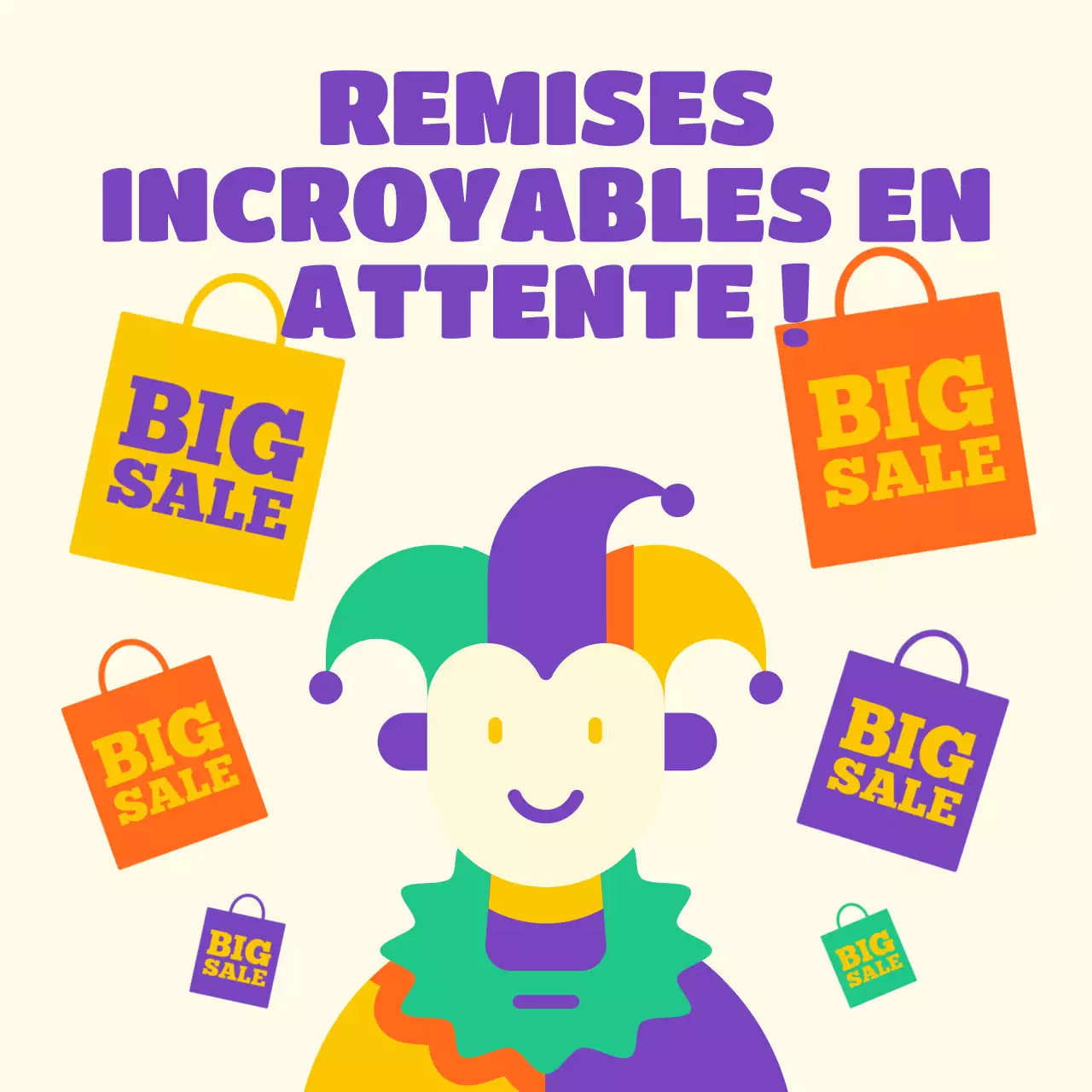 Alerte aux soldes le jour du poisson d'avril