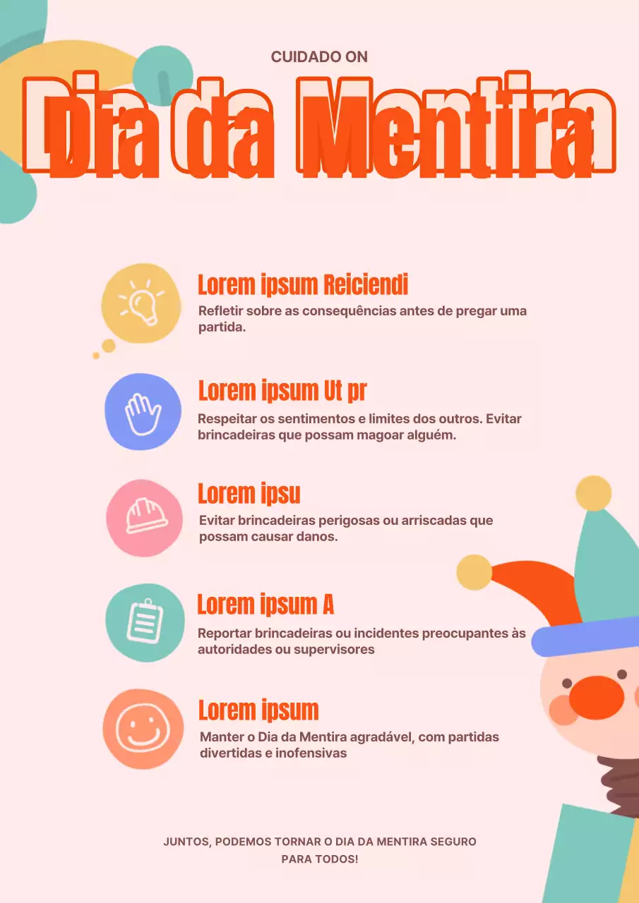 Cuidado com o Dia da Mentira