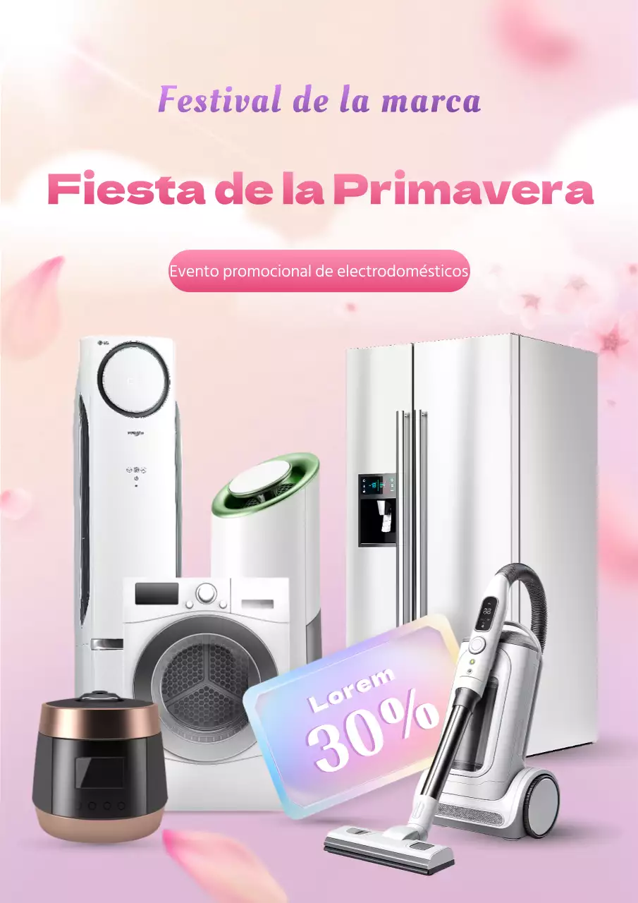 Guía para promocionar los electrodomésticos rosa brillante