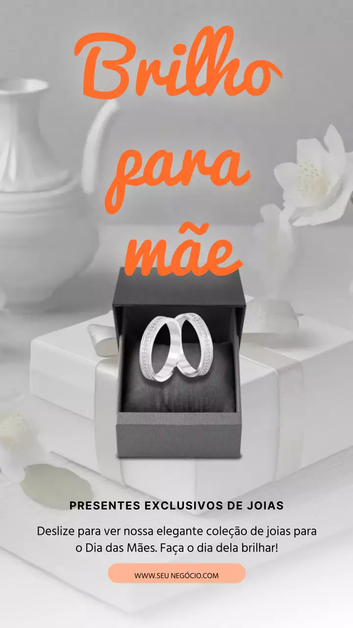 Promoção Dia da Mãe Luxo Cinzento