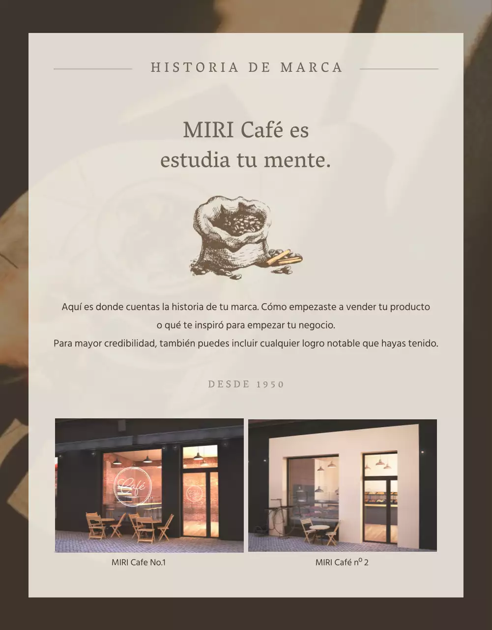 Café holandés moderno en beige y marfil explicado