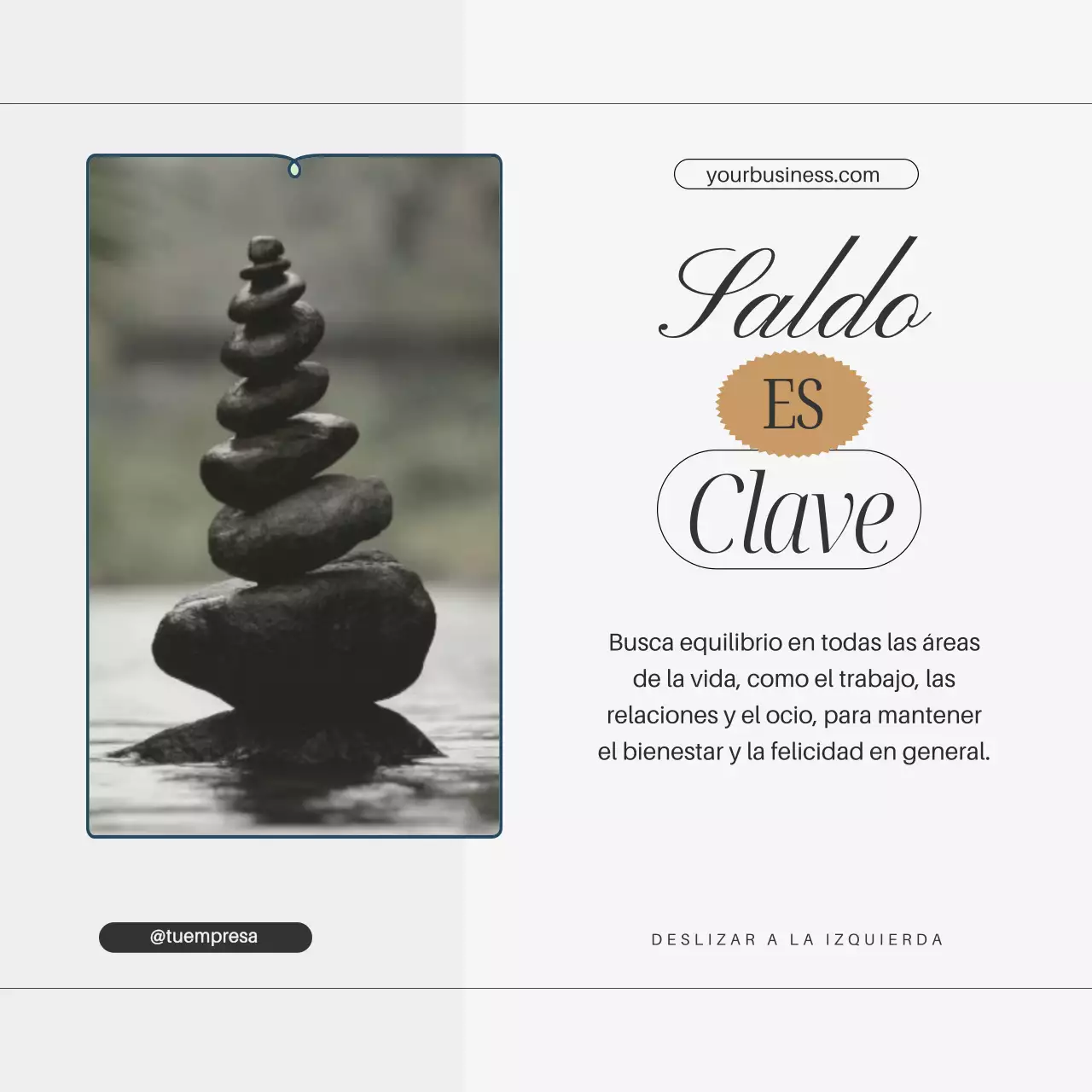 Gris Oro Contenido Mínimo Estilo de Vida Saludable Consejos Instagram Post Carrusel