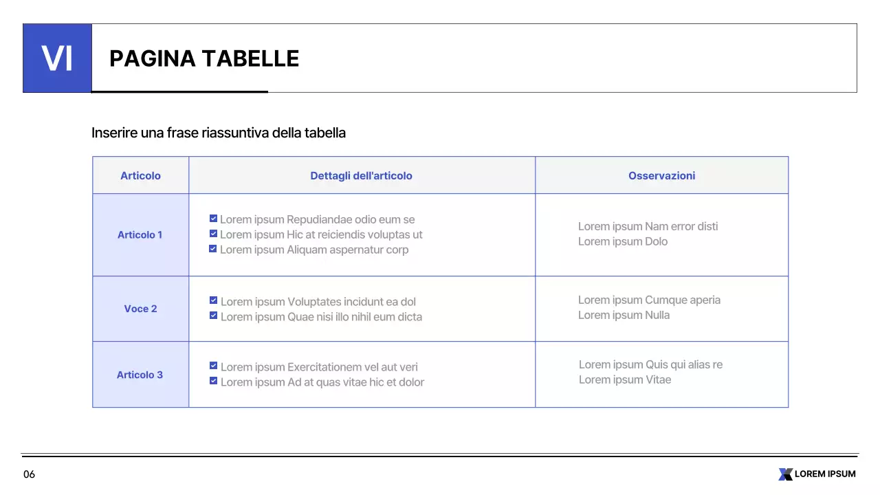 Semplice rapporto stampabile del settore pubblico in bianco e blu