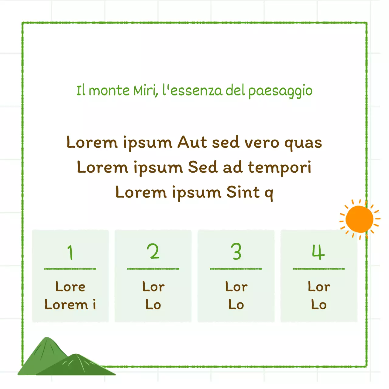 Promuovere esperienze verdi e rurali