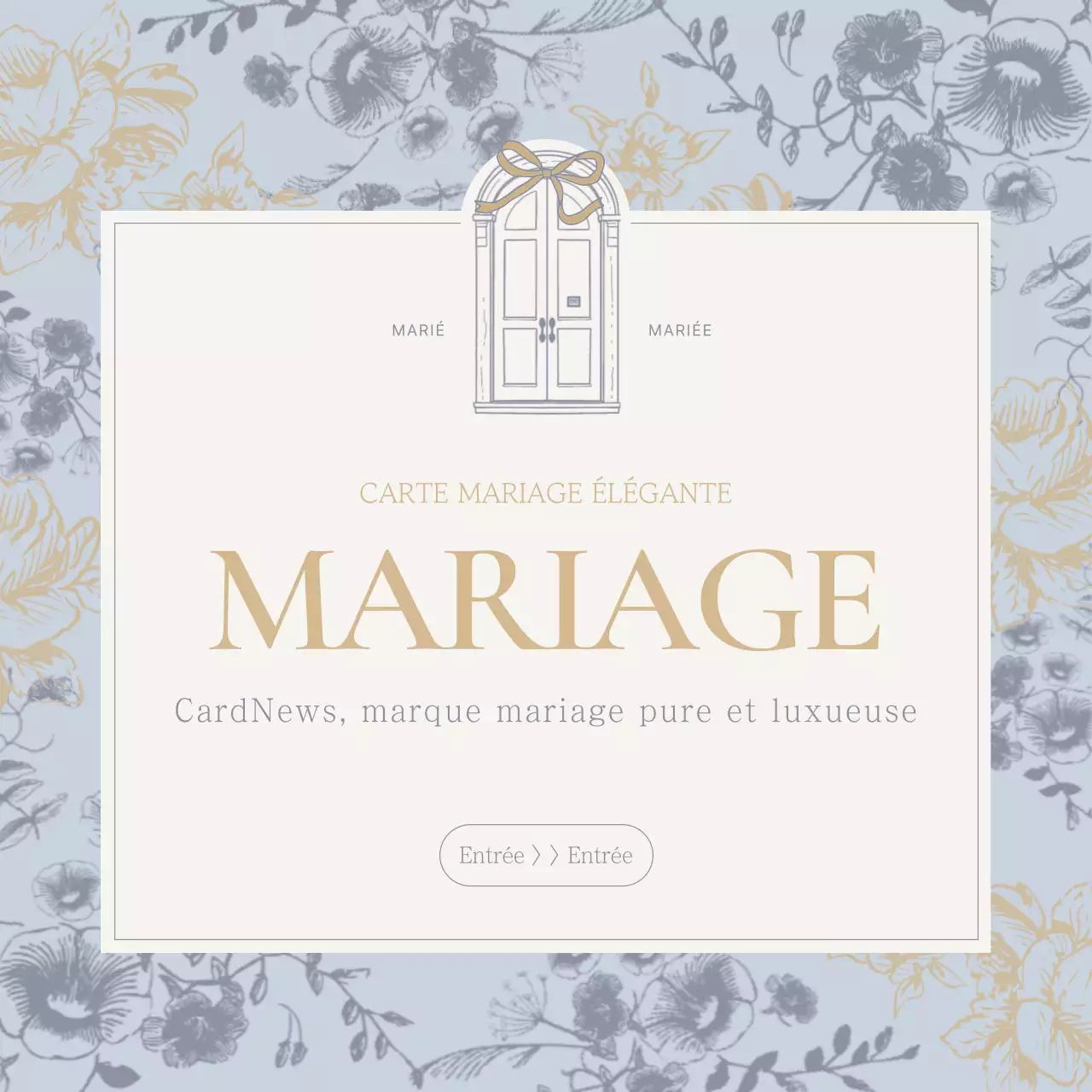 Robe de mariée luxueuse en bleu clair et beige publicité événementielle