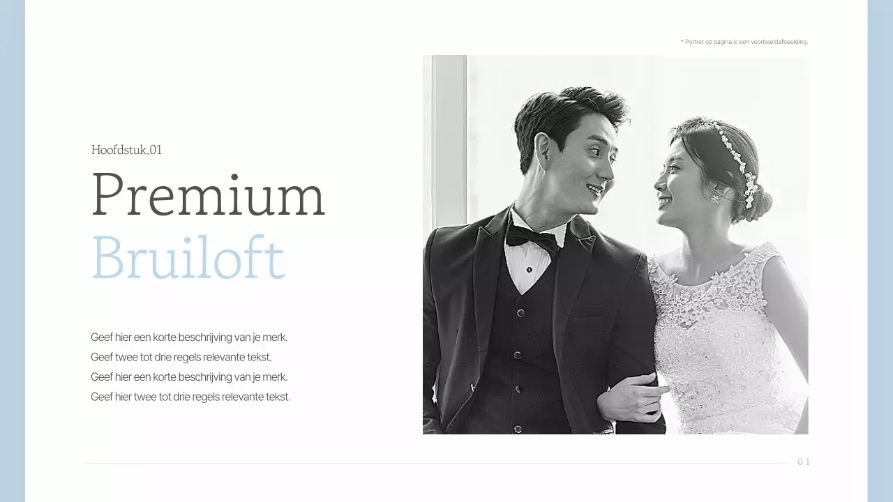 Een eenvoudige huwelijksmarketingprimer in lichtblauw