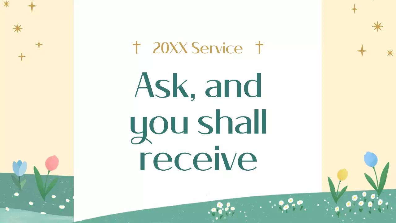 Beige Simple Service Announcement Presentation