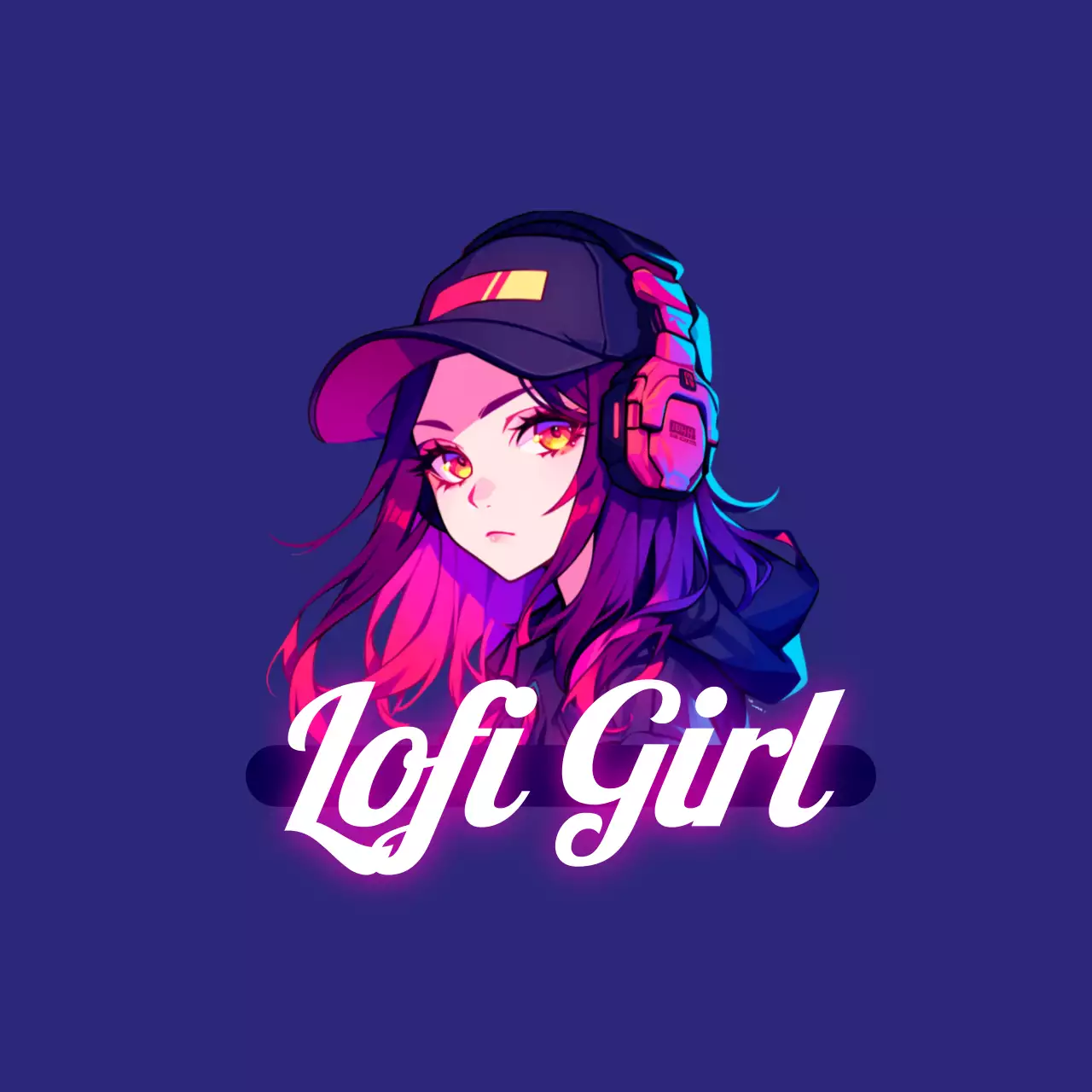 Invito con logo retro Gamer viola e rosa