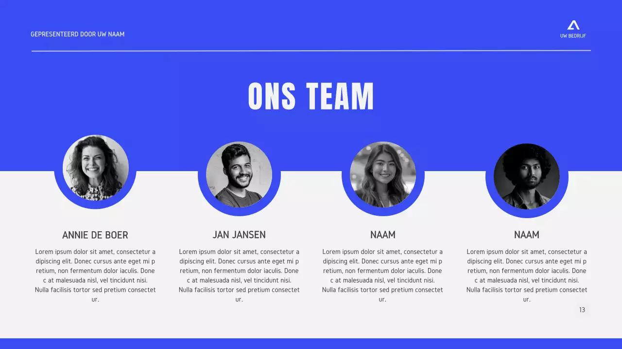 Zwart Wit Grijs Minimale Bedrijfsstrategie