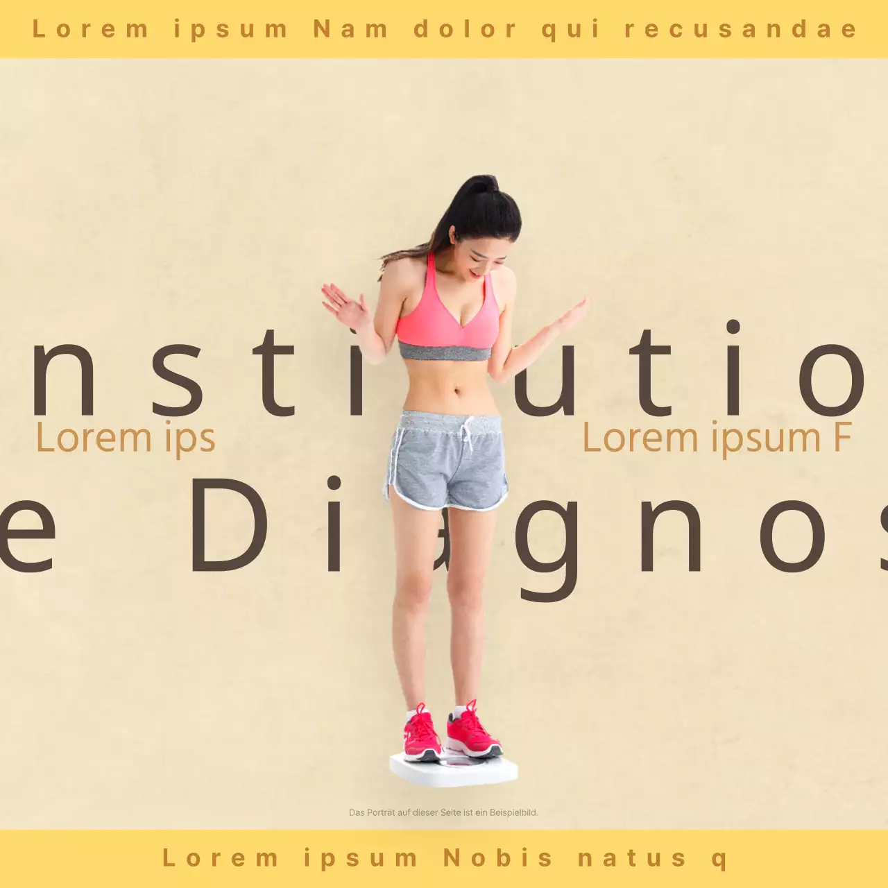 Werben Sie für Ihr Akupunkturklinik-Branding-Kit mit khakifarbenen Akzenten