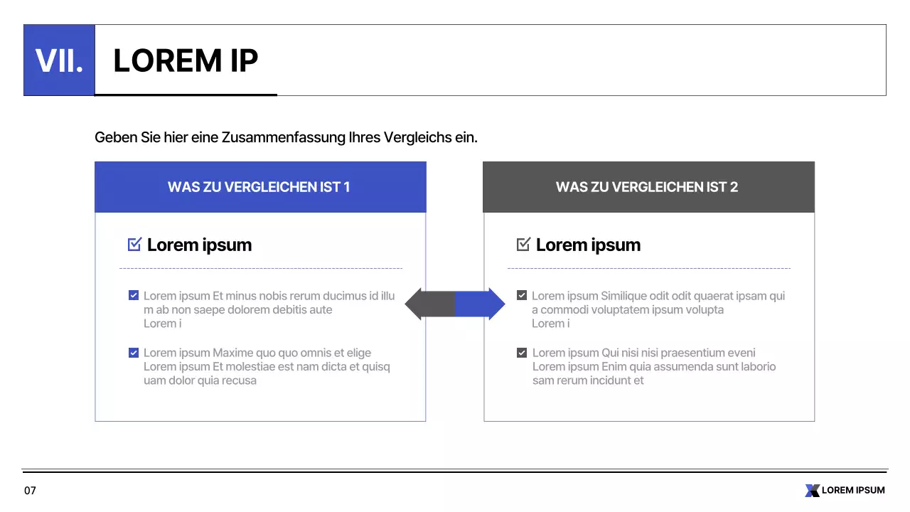 Einfacher blauer und weißer druckbarer Bericht für den öffentlichen Sektor