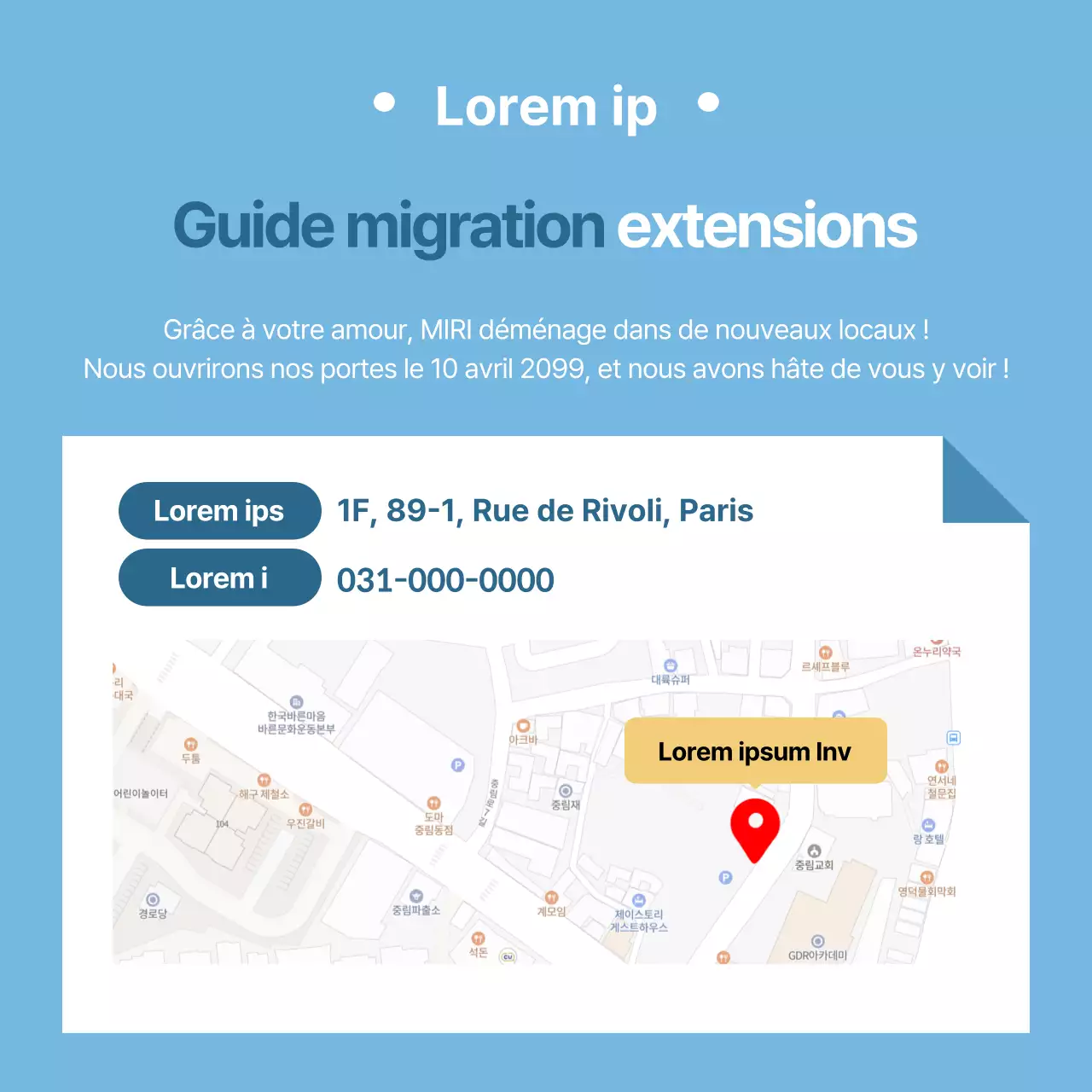 Annonce de l'expansion du restaurant Blue's Simple