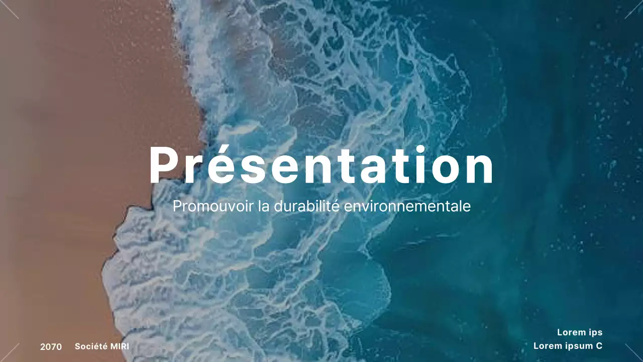 Un rapport moderne naturaliste vert en bleu