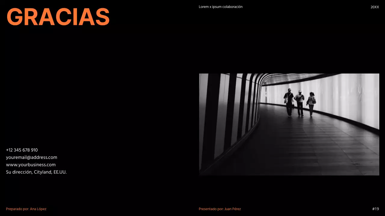 Orange Modern Minimal Bold Pitch Deck Propuesta