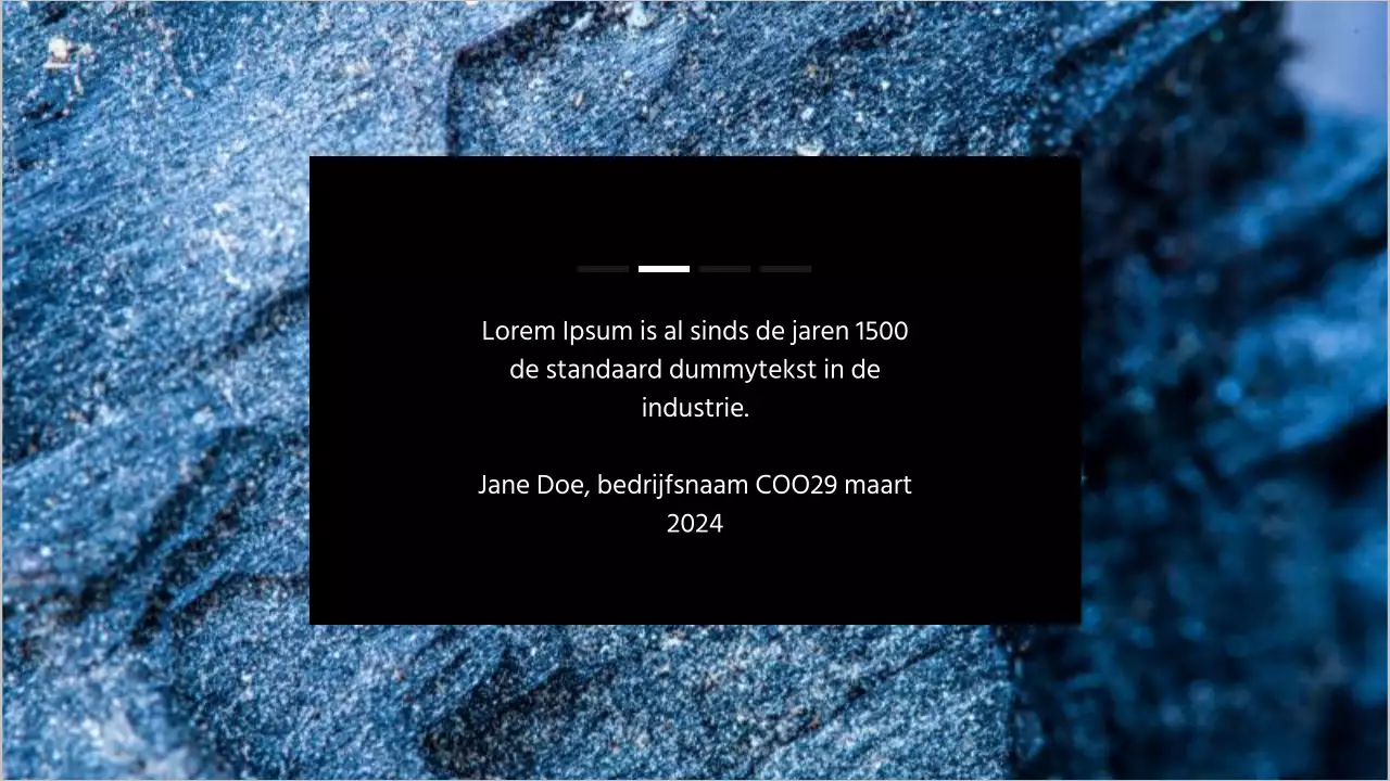 Zwart-wit Modern Zakelijk Lay-out Voorstel