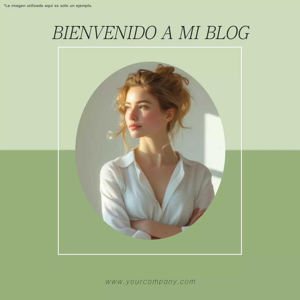 Marco de Foto Moderno Verde y Negro Maquillaje Escuela de Belleza Promoción