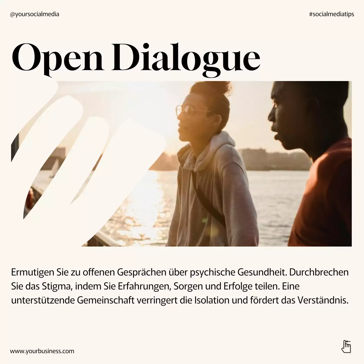 Beige Minimal Mental Wellness Good Lifestyle Instagram Karussell Post