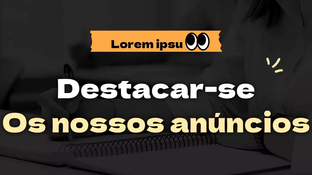 Uma coleção de anúncios escolares simples em laranja