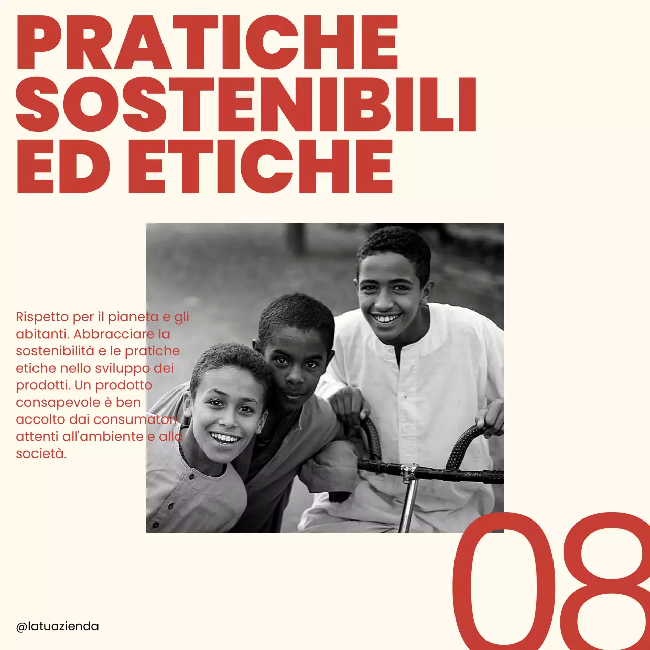 Rosso Beige Minimal Bold Guida allo sviluppo di un carosello di prodotti Instagram Suggerimenti Strategia