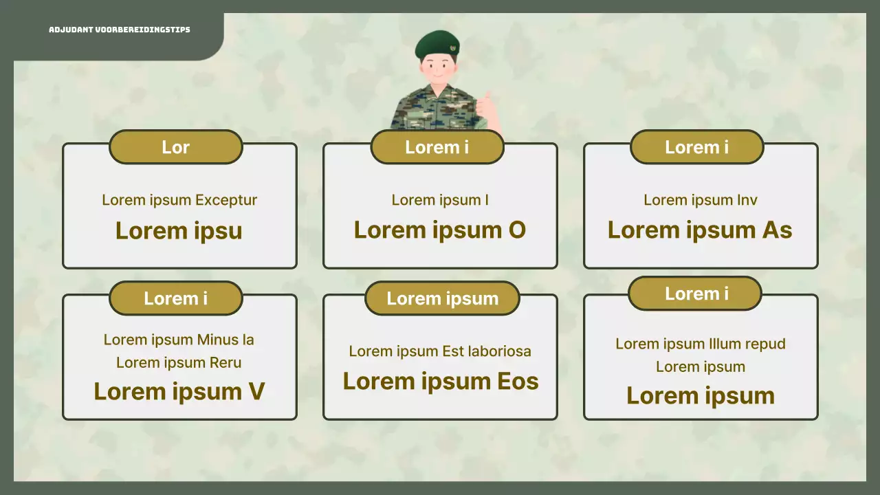 Een eenvoudige, groene en limoengroene briefinggids voor aanwervers