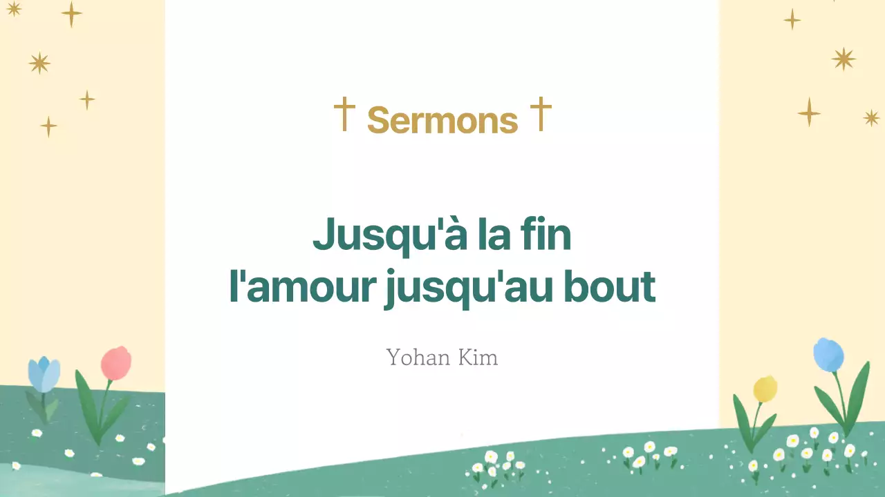 Un joli guide jaune et vert des services religieux