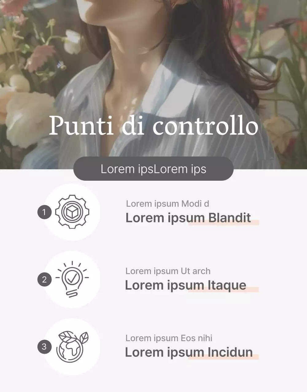 Punti di controllo e pubblicità per un centro commerciale di moda, decorati con un semplice stile emoji bianco e grigio.