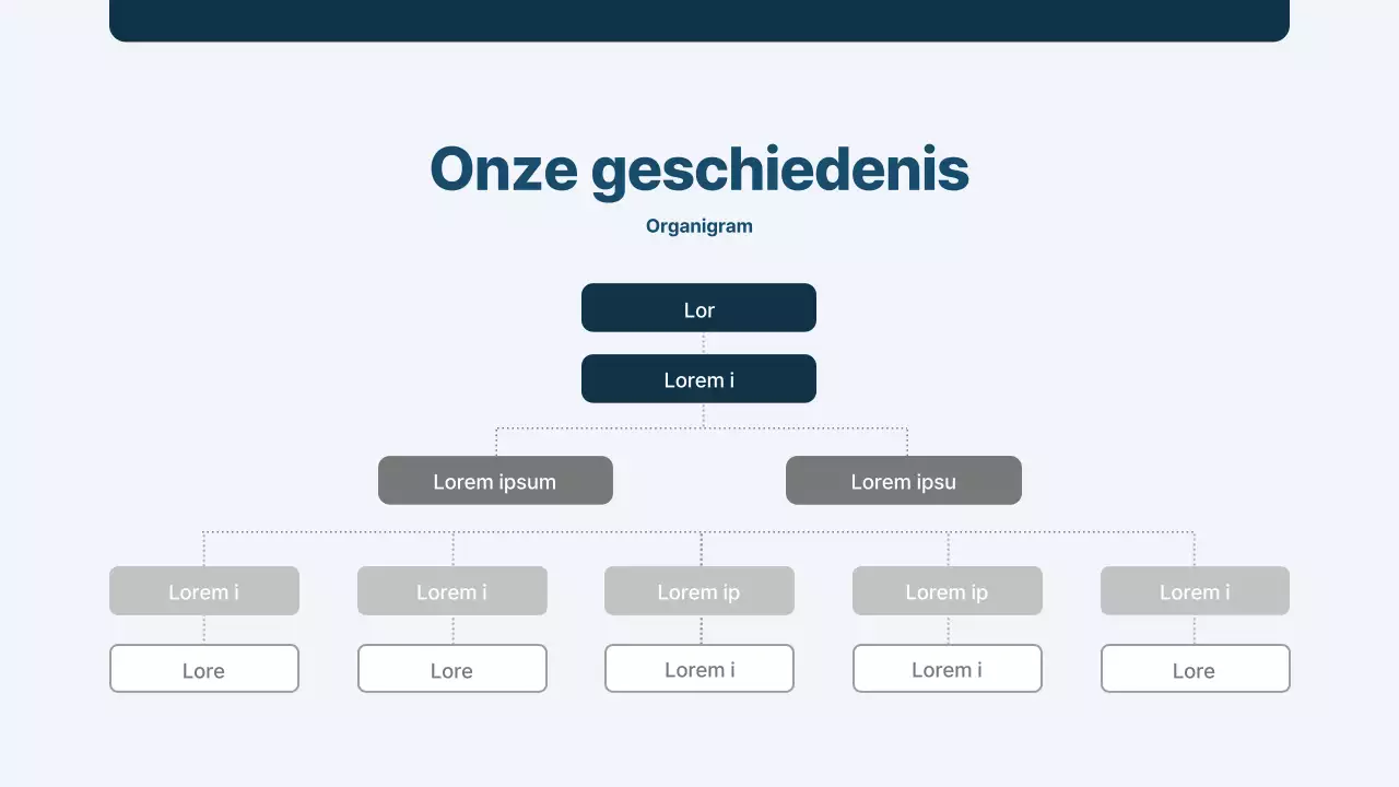 Een eenvoudig, marineblauw verslag van de tijdwaarneming van een bouwbedrijf