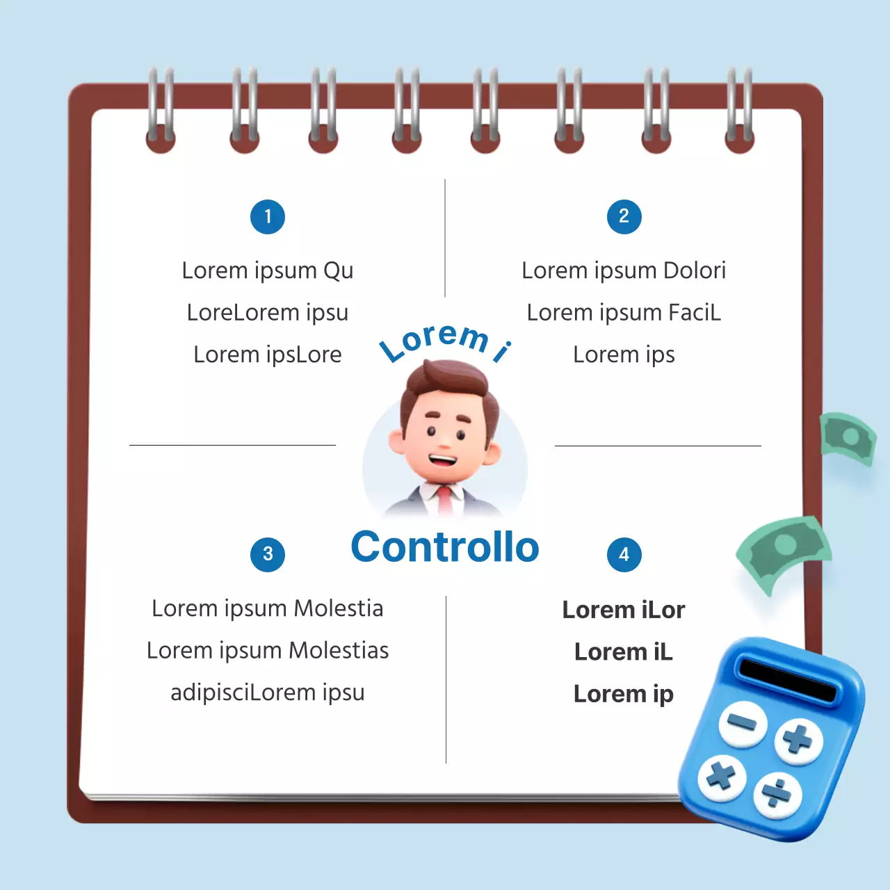 Una guida alla tassa sulla campana di tendenza in azzurro e marrone