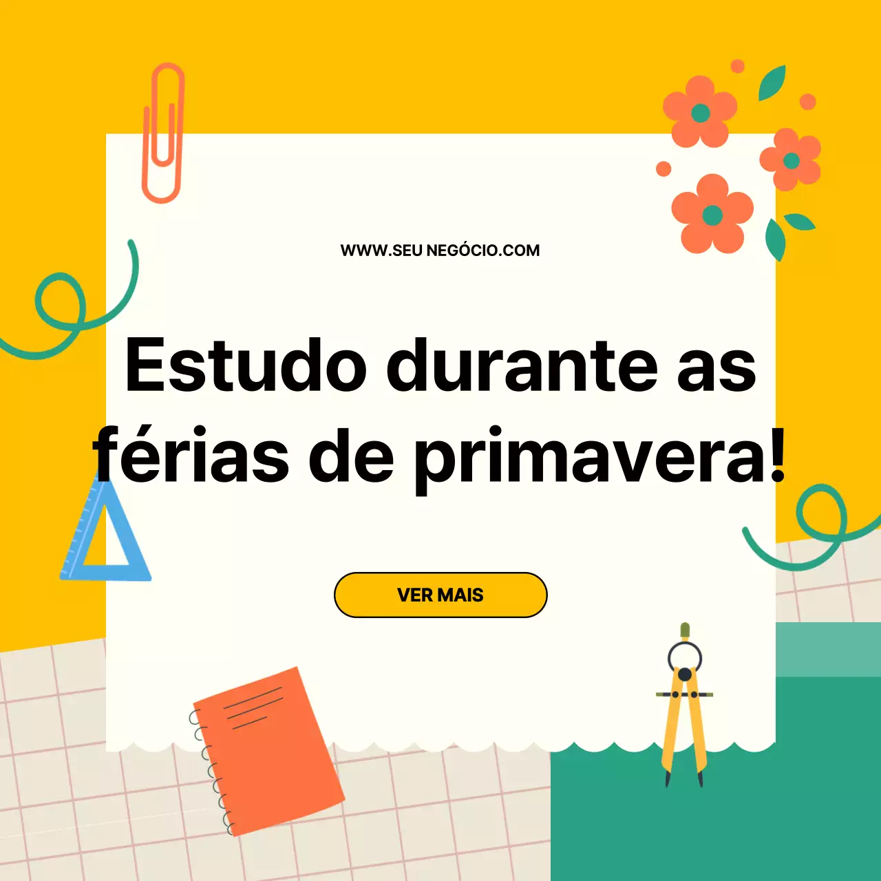 Guia da Sessão de Estudo da Tendência Amarela e Branca Spring Break
